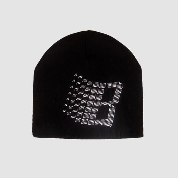 Bronze 56K x BBC Icecream Rhinestone Beanie Black-Black Sheep Skate Shop