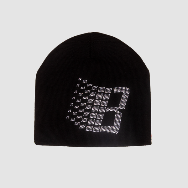 Bronze 56K x BBC Icecream Rhinestone Beanie Black-Black Sheep Skate Shop