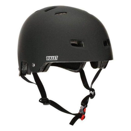 Bullet Deluxe Skateboard Helmet Matte Black-Black Sheep Skate Shop