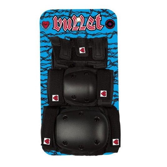 Bullet Junior Pad Set Knee - Elbow - Wrist Black-Black Sheep Skate Shop