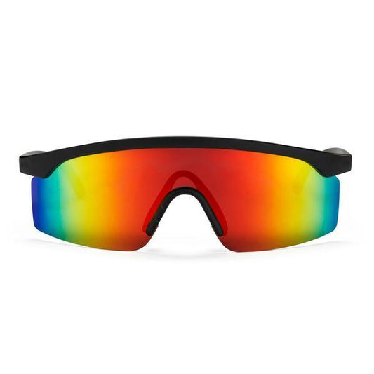CHPO Brand Lelle Sunglasses Black - Red Mirror-Black Sheep Skate Shop