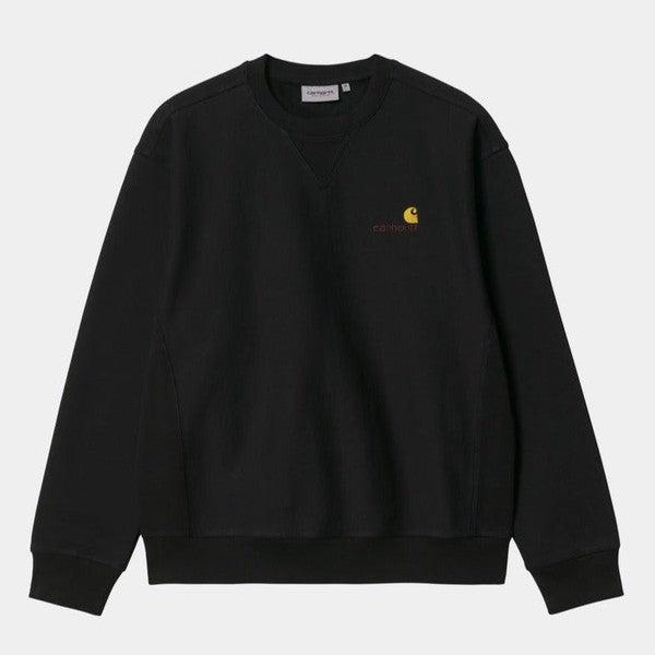 【送料&関税込】Carhartt American Script Crewneck Sweatshirt Carhartt WIP American Script Crewneck Sweatshirt Black
