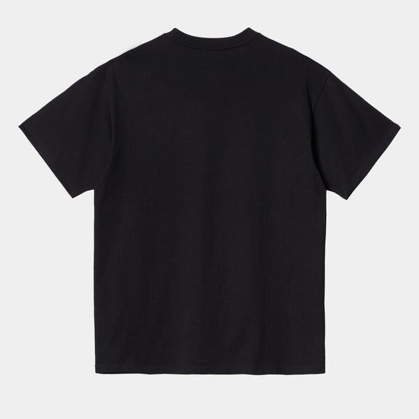 Carhartt WIP American Script T-Shirt Black-Black Sheep Skate Shop