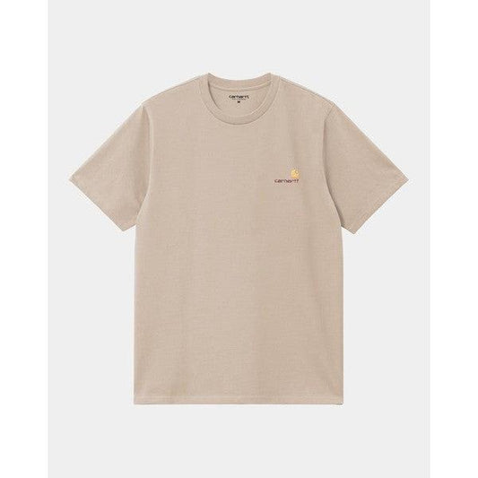 Carhartt WIP American Script T-Shirt Fleur De Sel-Black Sheep Skate Shop