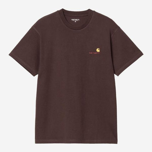 Carhartt WIP American Script T-Shirt Palisander-Black Sheep Skate Shop
