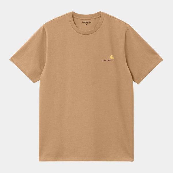 Carhartt WIP American Script T-Shirt Peanut-Black Sheep Skate Shop