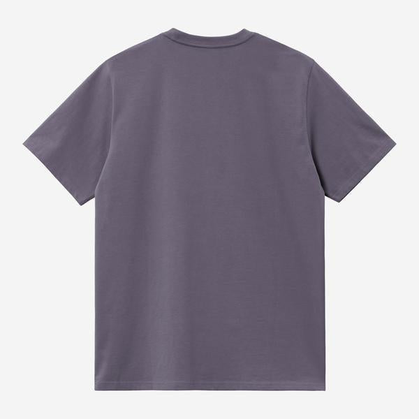 Carhartt WIP American Script T-Shirt Shady Purple-Black Sheep Skate Shop