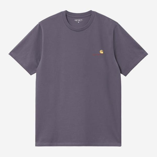 Carhartt WIP American Script T-Shirt Shady Purple-Black Sheep Skate Shop