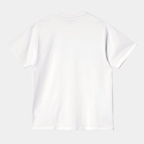 Carhartt WIP American Script T-Shirt White-Black Sheep Skate Shop