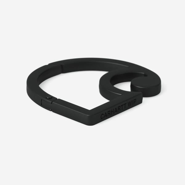 Carhartt WIP C-Logo Carabiner Black-Black Sheep Skate Shop