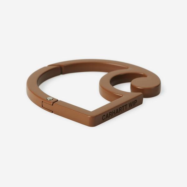 Carhartt WIP C-Logo Carabiner Brown-Black Sheep Skate Shop