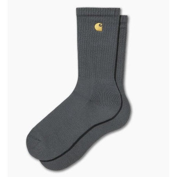 Carhartt WIP Chase Crew Socks Jura - Gold-Black Sheep Skate Shop