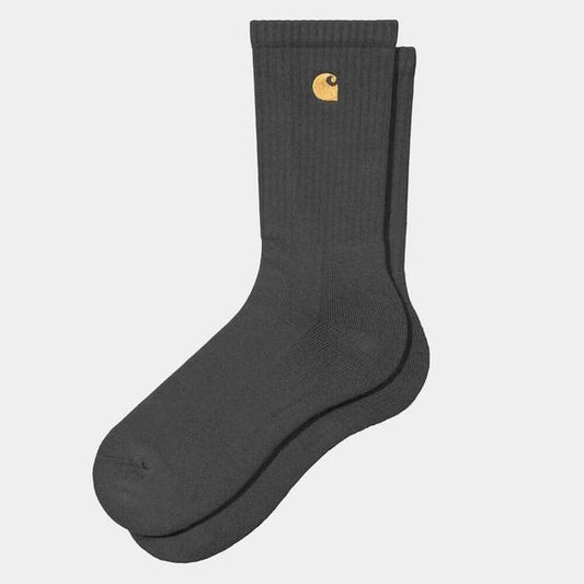 Carhartt WIP Chase Crew Socks Porphyry-Black Sheep Skate Shop
