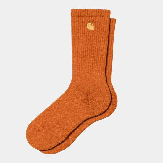 Carhartt WIP Chase Crew Socks Turmeric-Black Sheep Skate Shop