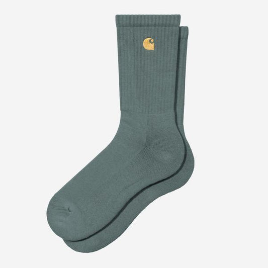 Carhartt WIP Chase Crew Socks Velvet Green-Black Sheep Skate Shop