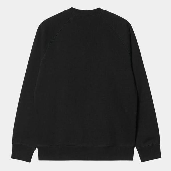 Carhartt WIP Chase Crewneck Sweatshirt Black Gold Black Sheep