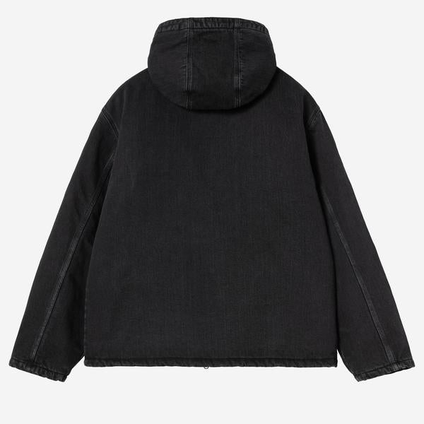 Carhartt WIP Cleveland Denim Jacket Black Stone Washed-Black Sheep Skate Shop