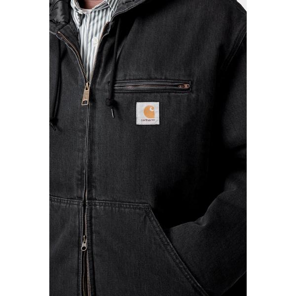 Carhartt WIP Cleveland Denim Jacket Black Stone Washed-Black Sheep Skate Shop