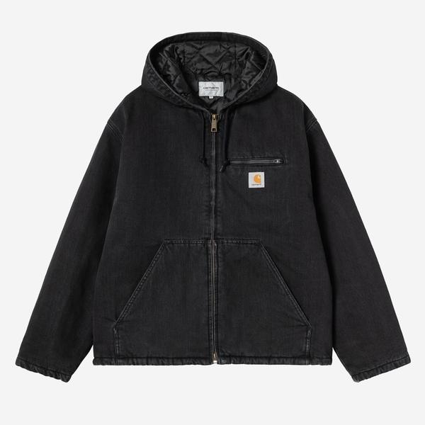 Carhartt WIP Cleveland Denim Jacket Black Stone Washed-Black Sheep Skate Shop