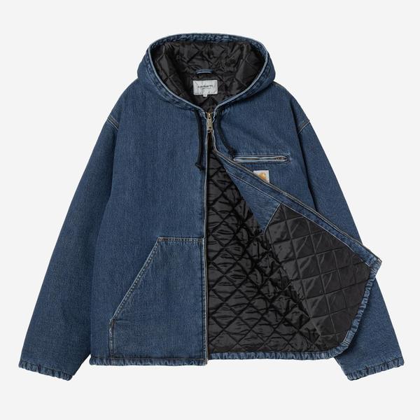 Carhartt WIP Cleveland Denim Jacket Blue Stone Washed-Black Sheep Skate Shop