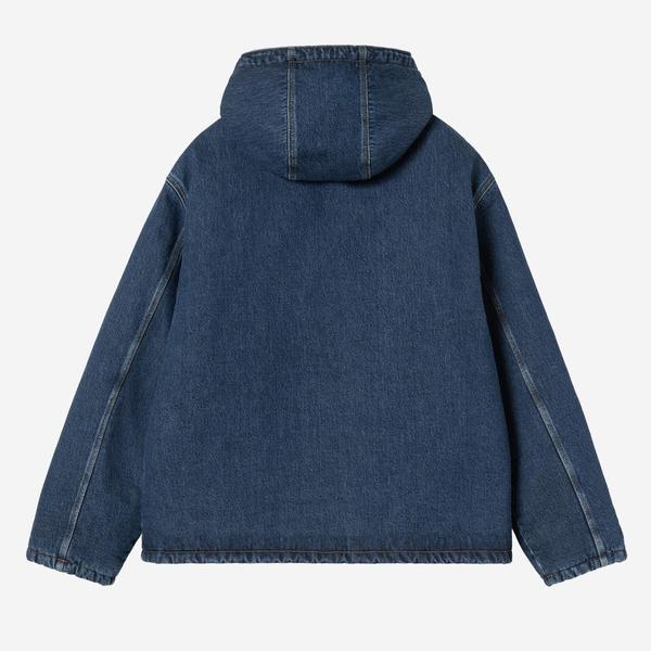Carhartt WIP Cleveland Denim Jacket Blue Stone Washed – Black