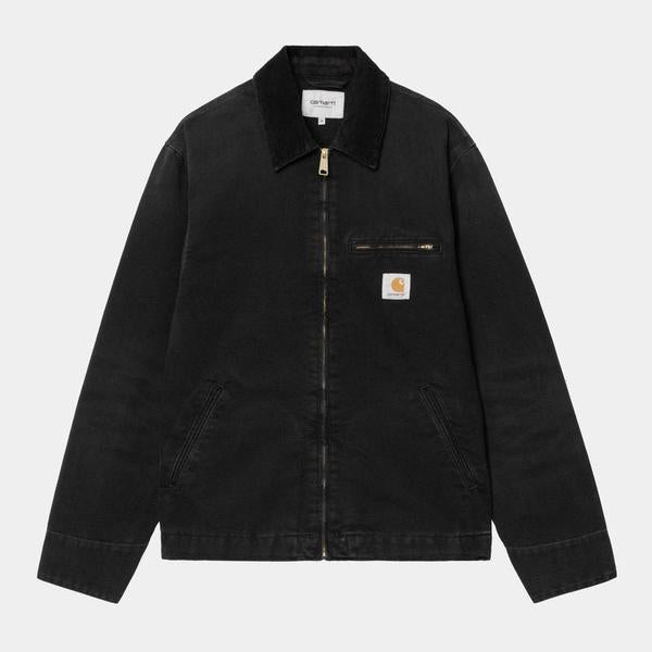 Carhartt WIP Detroit Jacket Spring Stone Canvas Unlined Black