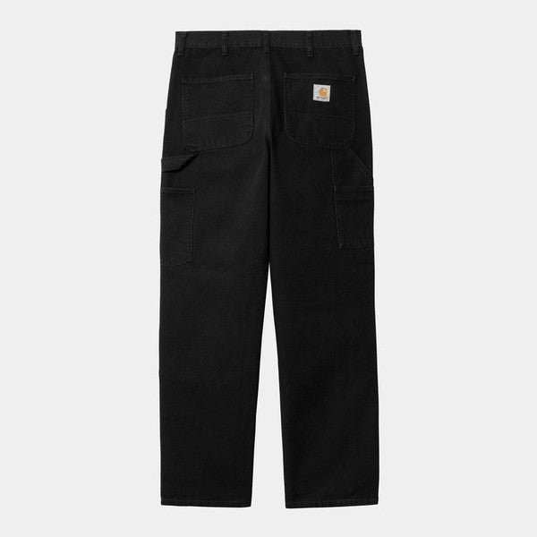 Carhartt WIP Double Knee Pant Black Aged Canvas-Black Sheep Skate Shop