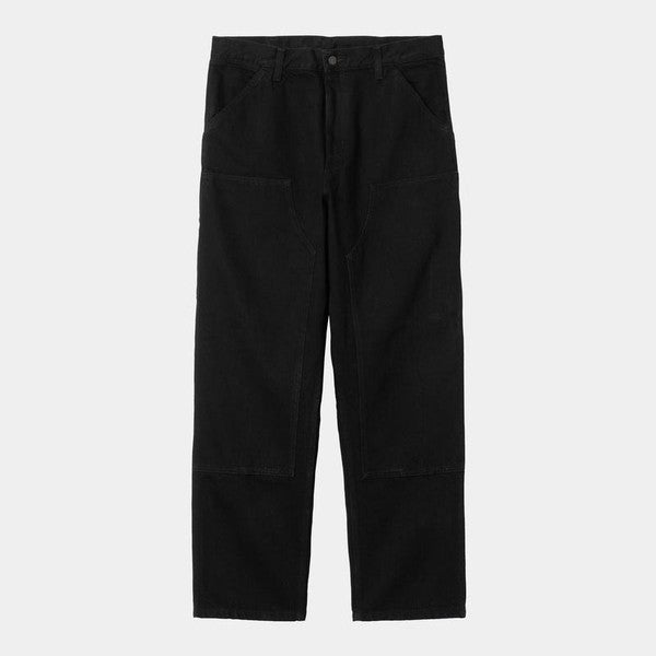 Carhartt WIP Double Knee Pant Black Rinsed Denim-Black Sheep Skate Shop