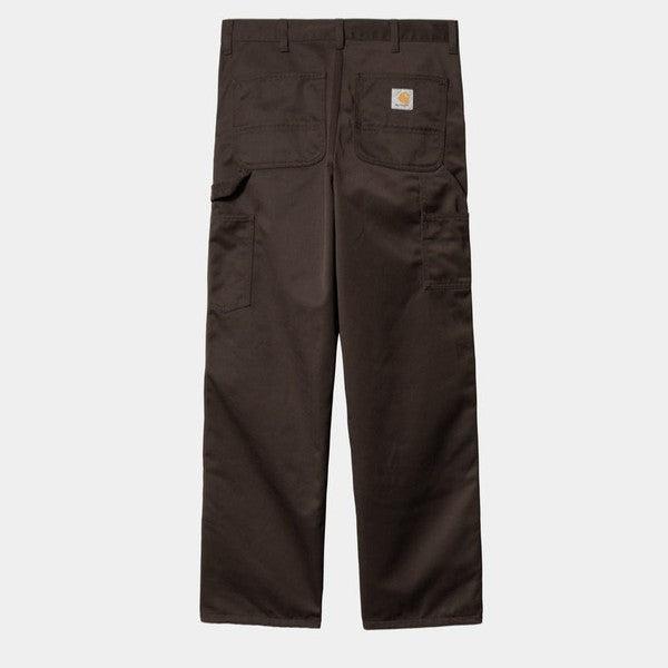 Carhartt WIP Double Knee Pant Denison Twill Tobacco Rinsed-Black Sheep Skate Shop