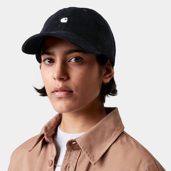 Carhartt WIP Harlem Cap Black - White-Black Sheep Skate Shop