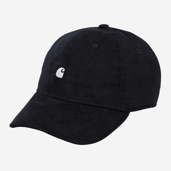 Carhartt WIP Harlem Cap Black - White-Black Sheep Skate Shop