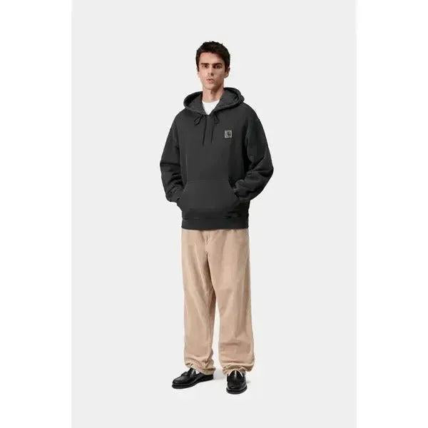 Carhartt WIP Hooded Vista Sweatshirt Black Garment Dyed-Black Sheep Skate Shop
