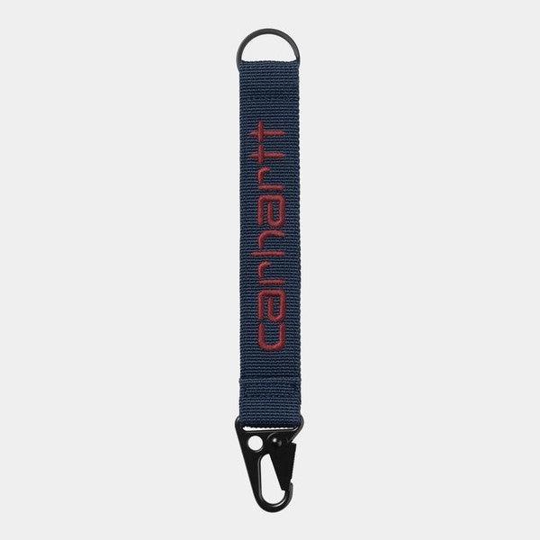 Carhartt WIP Jaden Keyholder Air Force Blue - Malbec-Black Sheep Skate Shop