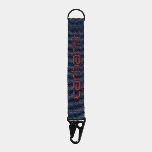 Carhartt WIP Jaden Keyholder Air Force Blue - Malbec-Black Sheep Skate Shop