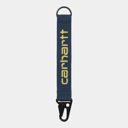 Carhartt WIP Jaden Keyholder Ink - Air Yellow-Black Sheep Skate Shop