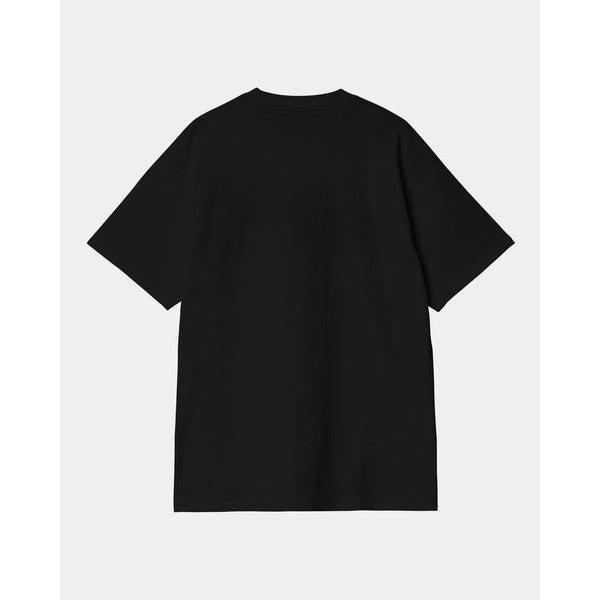 Carhartt WIP Label Script T-Shirt Black-Black Sheep Skate Shop