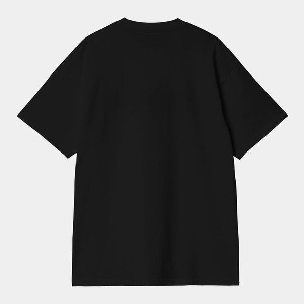 Carhartt WIP Label Script T-Shirt Black-Black Sheep Skate Shop