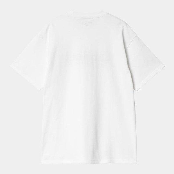 Carhartt WIP Label Script T-Shirt White-Black Sheep Skate Shop