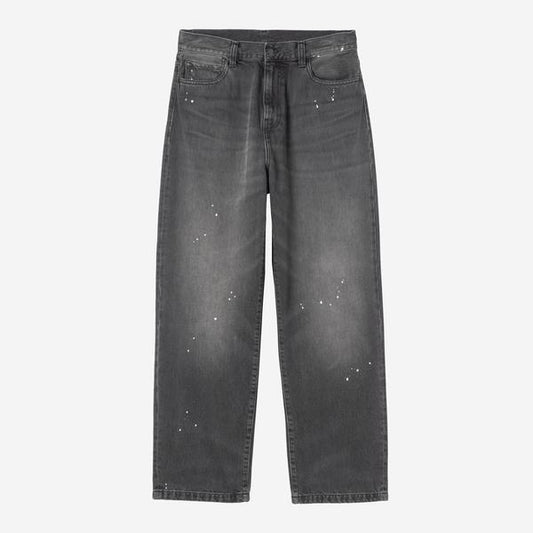 Carhartt WIP Landon Denim Pant Destroy Wash Splatter Black-Black Sheep Skate Shop