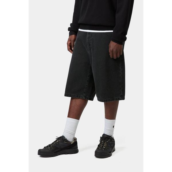 Carhartt WIP Landon Denim Short Black Stone Washed-Black Sheep Skate Shop