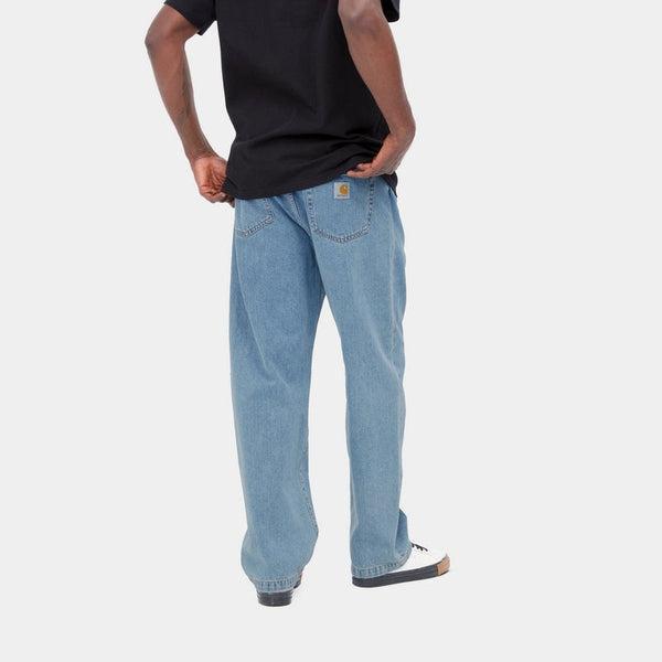 Carhartt WIP Landon Pant Blue Heavy Stone Wash Robertson Denim-Black Sheep Skate Shop