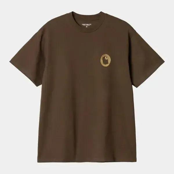 Carhartt WIP Linked Charms T-Shirt Liberica - Gold-Black Sheep Skate Shop