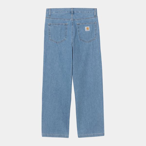 Carhartt WIP Lucas Denim Pant Blue Bleached-Black Sheep Skate Shop