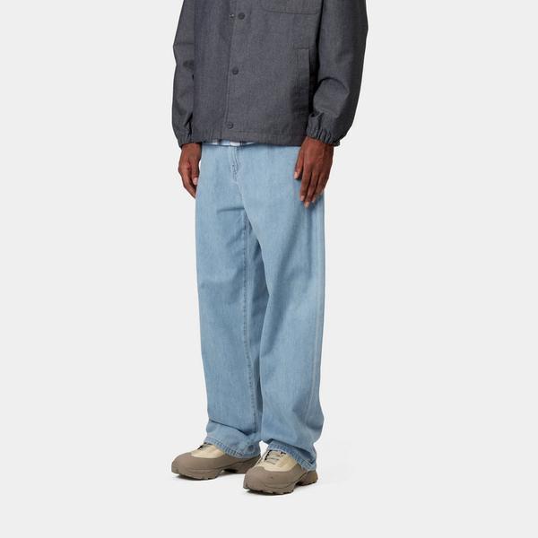 Carhartt WIP Lucas Denim Pant Blue Bleached-Black Sheep Skate Shop