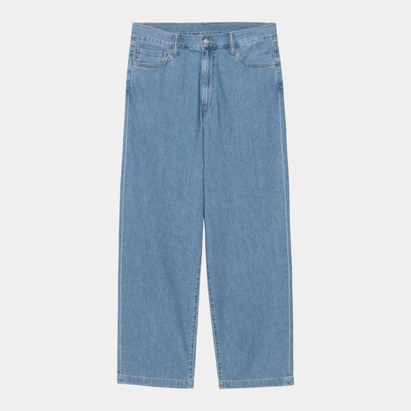 Carhartt WIP Lucas Denim Pant Blue Bleached-Black Sheep Skate Shop