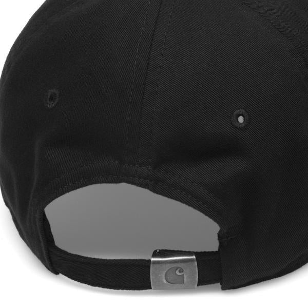 Carhartt WIP Madison Logo Cap Black - White-Black Sheep Skate Shop