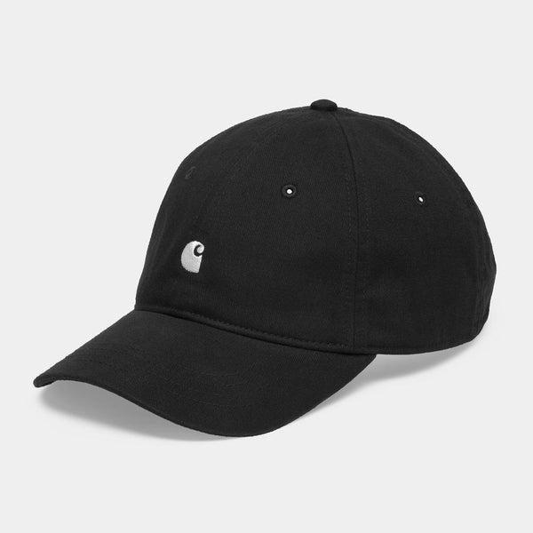 Carhartt WIP Madison Logo Cap Black - White-Black Sheep Skate Shop