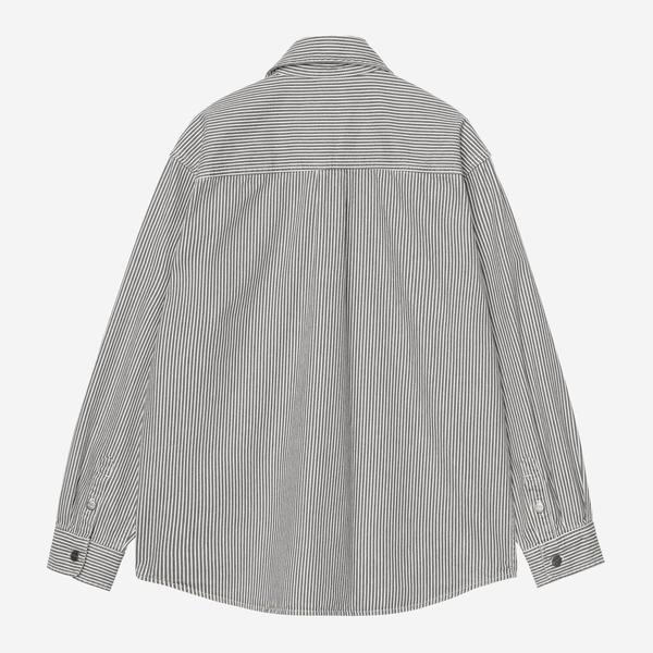 Carhartt WIP Mercer Stripe Shirt Jacket | Black Sheep – Black
