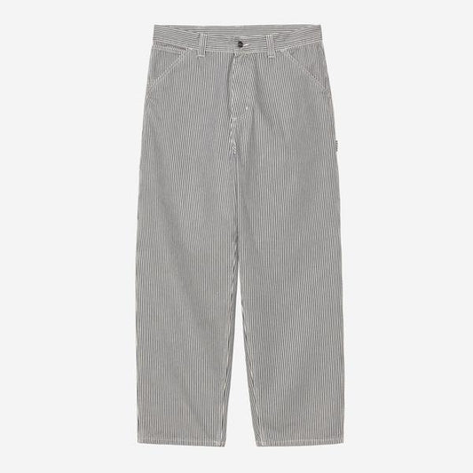 Carhartt WIP Mercer Stripe Single Knee Pant Graphite - Wax Stone Washed-Black Sheep Skate Shop