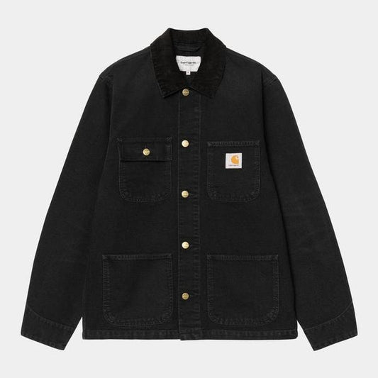 Carhartt WIP Michigan Coat Spring Stone Canvas Black - Black-Black Sheep Skate Shop